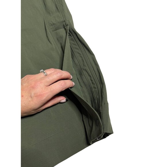 Athleta Trekkie High Rise Parachute Green Pant-sz 12 - Picture 11 of 15